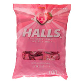 PASTILLA HALLS CREAMY FRESA 100UN.